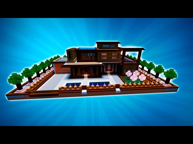 Casa de Piedra y Madera Minecraft Map
