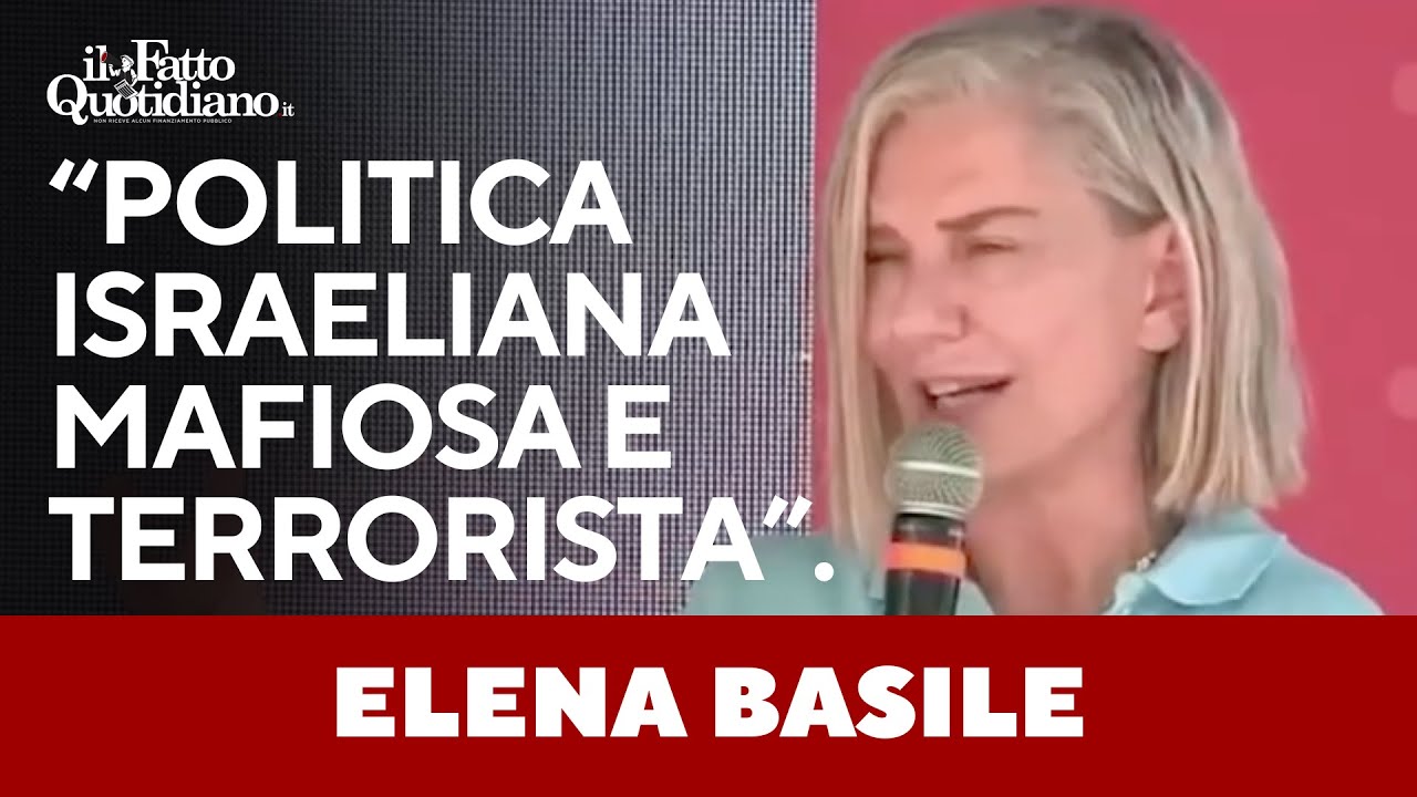 Basile: "Politica Israele mafiosa e terrorista, nemmeno al pari del 'primo' Israele".