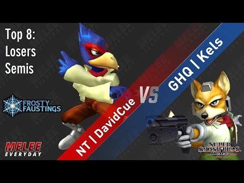 Frosty Faustings IX - NT | DavidCue (Falco) vs. GHQ | Kels (Fox) - SSBM - Top 8, LS