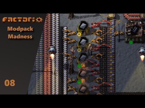 [Live-LP] Koks & Stahl - #08 FACTORIO Modpackmadness | Krastorio 2 | Space Exploration [GER]