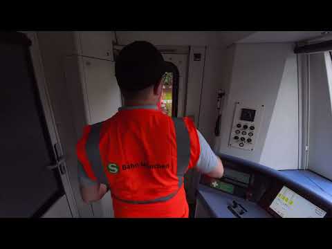 8K Führerstandsmitnahme S-Bahn München S7 Wolfratshausen - Hauptbahnhof BR423 01.08.2025