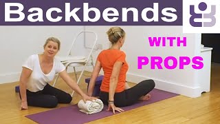 Backbends with Props - Intermediate Iyengar Yoga Tutorial