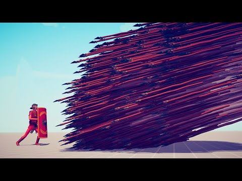 50 x SPEAR THROWER vs EVERY UNIT - Totally Accurate Battle Simulator