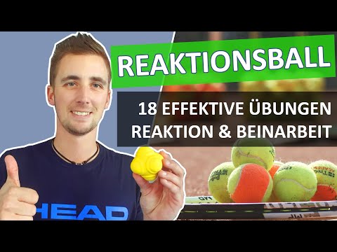 Reaction training in tennis ▶ 18 perfect exercises with the reaction ball ✅ Improve reaction