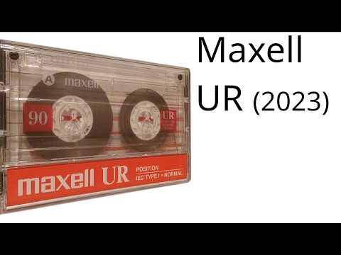 Mobius's Compact Cassette Tests - Type 1 Maxell UR (2023)