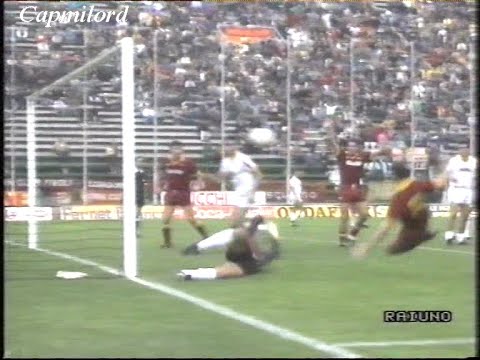 ROMA-Lecce 2-1 GIANNINI, RIZZITELLI 10ª giornata Andata 29-10-1989