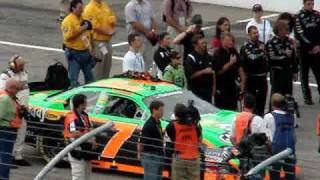 Danica Patrick - National Anthem at New Hampshire Motor Speedway 6/26/10