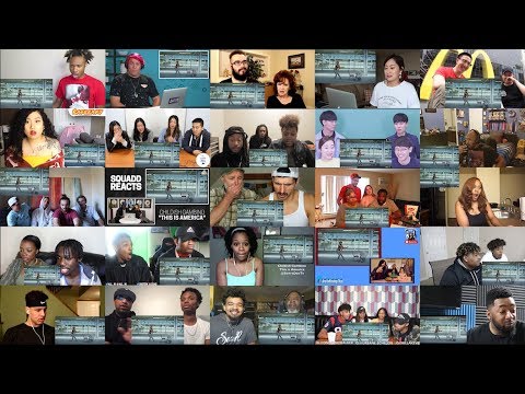EVERY SINGLE YOUTUBER Reacting To Childish Gambino - This Is America AT THE SAME TIME!