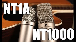 Video thumbnail for Rode NT1a vs Rode NT1000 (acoustic guitar) (pt. 1) by Crash Course Recording