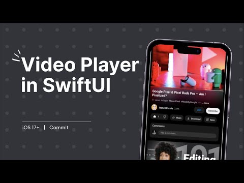 Let's Build Video Player Like YouTube using SwiftUI | iOS 17