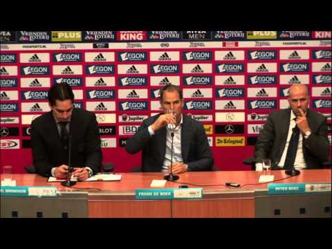 Persconferentie Ajax - Vitesse