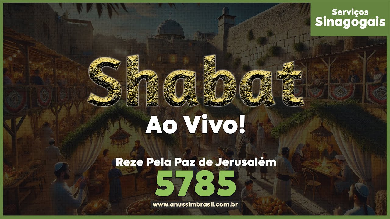 URGENTE: O Que Está Acontecendo em Israel Agora? Ore Pela Paz de Jerusalém - Shabat Ao Vivo