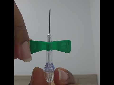 Scalp. Aprenda acionar o dispositivo de segurança. #enfermagem