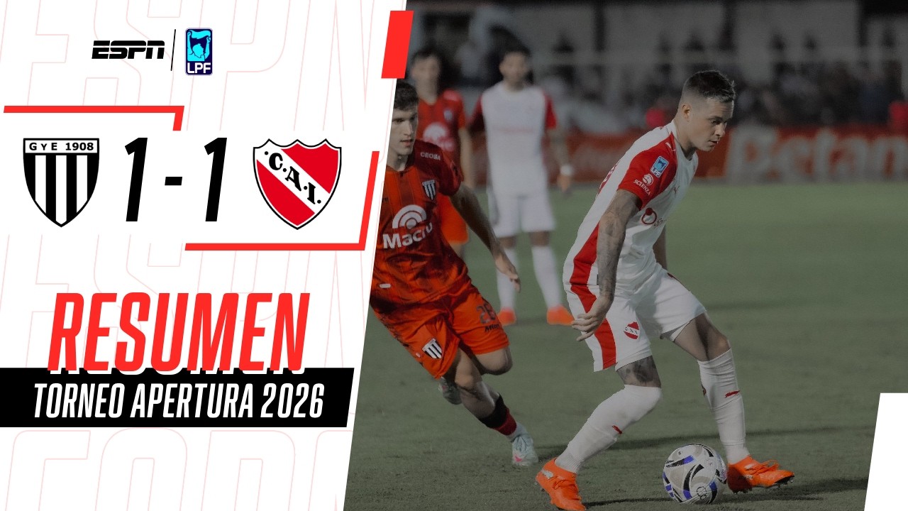 EL ROJO SE TRAJO UN PUNTO DE SU VISITA AL LOBO MENDOCINO | Gimnasia (M) 1-1 Independiente | RESUMEN