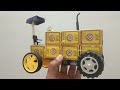 Ganpati Bappa How To Make Tractor And Trolley From Matchbox At Home
