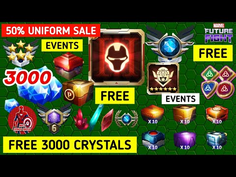 FREE 3000 Crystals 50% Uniform Sale | 8th Year Anniversary | Marvel Future Fight - MFF HINDI INDIA