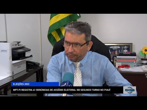 MPT-PI registra 41 denúncias de assédio eleitoral no segundo turno no Piauí 31 10 2022