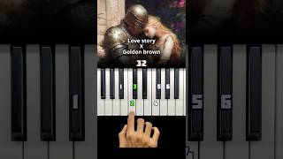 Download lagu 'Love story X Golden brown' Piano tutorial 🎹 mp3
