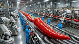 Download lagu Di Balik Pabrik Pengolahan Cabai Raksasa: Dari Cabai Mega Menjadi Produk Sempurna (Proses Lengkap) mp3