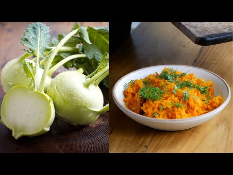 [MUST TRY] Gut-Healing Kohlrabi Recipe 😋 and Health Benefits