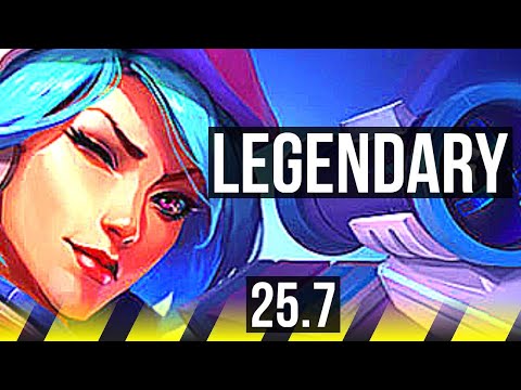 CAITLYN & Blitzcrank vs LUCIAN & Bard (ADC) | Legendary | KR Diamond | 25.7
