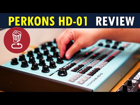 Erica Synths Perkons HD-01 drum synth Limited Edition GREY w/ Gator bag image 13