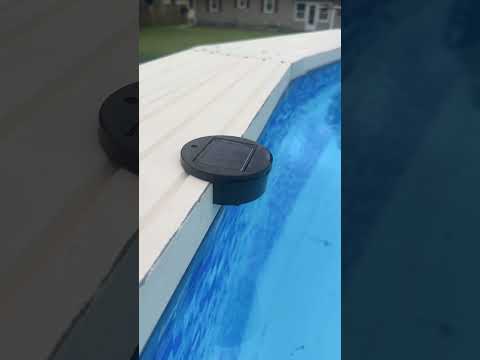 Solar Pool Lights Review | Color-Changing Deck & Pool Lights for Above-Ground Pools!