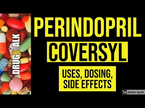 Comprimés De Périndopril Erbumine (Coveryl) 4mg - 10 Bandes, Origine Inde, Pour Usage Quotidien