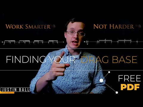 How to Play Concert Snare Drum Drags and Ruffs (How to Find Your Drag Base)