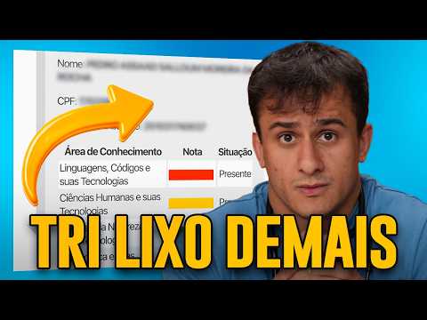 Minhas NOTAS e ACERTOS no ENEM 2025 (realidade nua e crua)