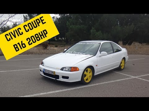 Honda Civic Coupe B16 208CV - Portugal Stock and Modified Car Reviews