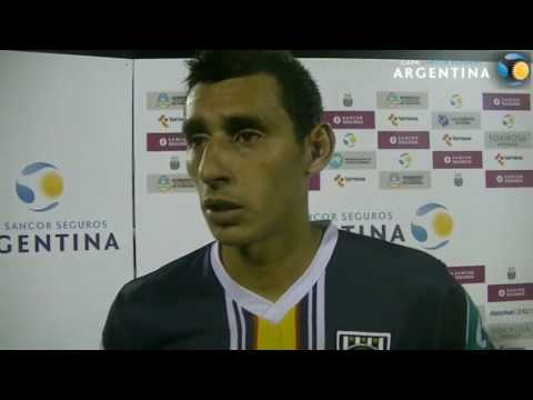 La emoción de Elías Di Biasi, volante de Sportivo Barracas