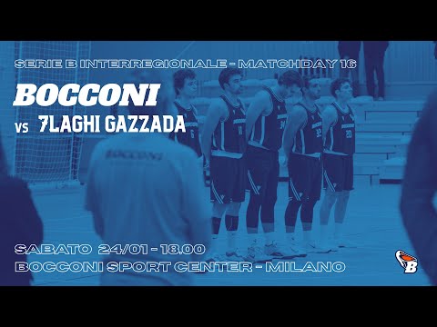 MEN BASKETBALL - SERIE B INT.: BOCCONI - COELSANUS 7LAGHI GAZZADA