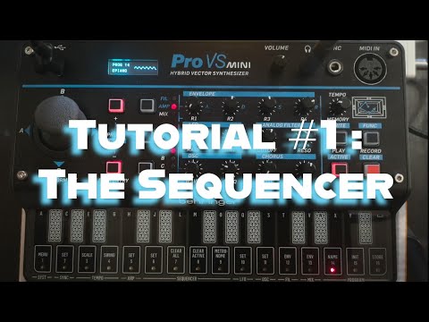 Behringer Pro vs Mini Tutorial #1. Sequencer 