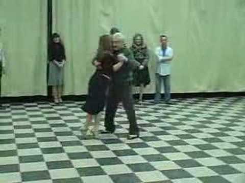  Ruben 'Milonga' Terbalca  is  dancing  to  the  milonga  "  Tamboriles  "
