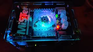MiSTer FPGA with RGB fan and acrylic case