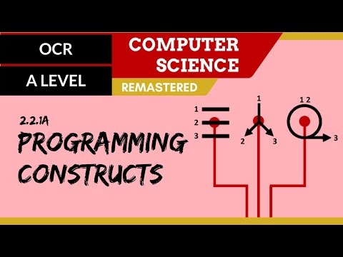 133. OCR A Level (H046-H446) SLR23 - 2.2 Programming constructs