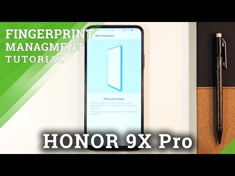 How to Add Fingerprint in HUAWEI Honor 9x Pro – Find Biometrics & Security Section