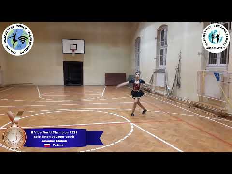 solo baton younger youth - II Vice World Champion 2021 - Yasmine Chihab