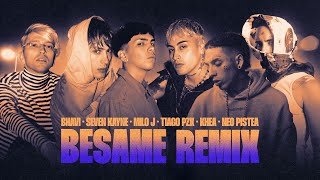 Musik-Video-Miniaturansicht zu BÉSAME (Remix) Songtext von Bhavi, Seven Kayne & Milo j