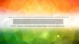 #Tiranga background video effects | Indian Flag Video Background | Indian flag animation #15august