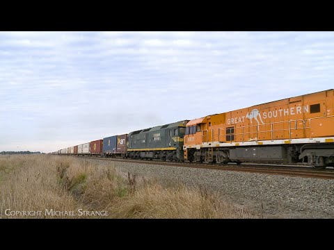 6MP4 Pacific National TOLL Container Train At Gheringhap (14/6/2024) - PoathTV