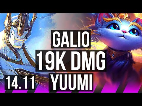 GALIO & Jinx vs YUUMI & Quinn (SUP) | 6/2/26, 19k DMG, 600+ games | BR Diamond | 14.11