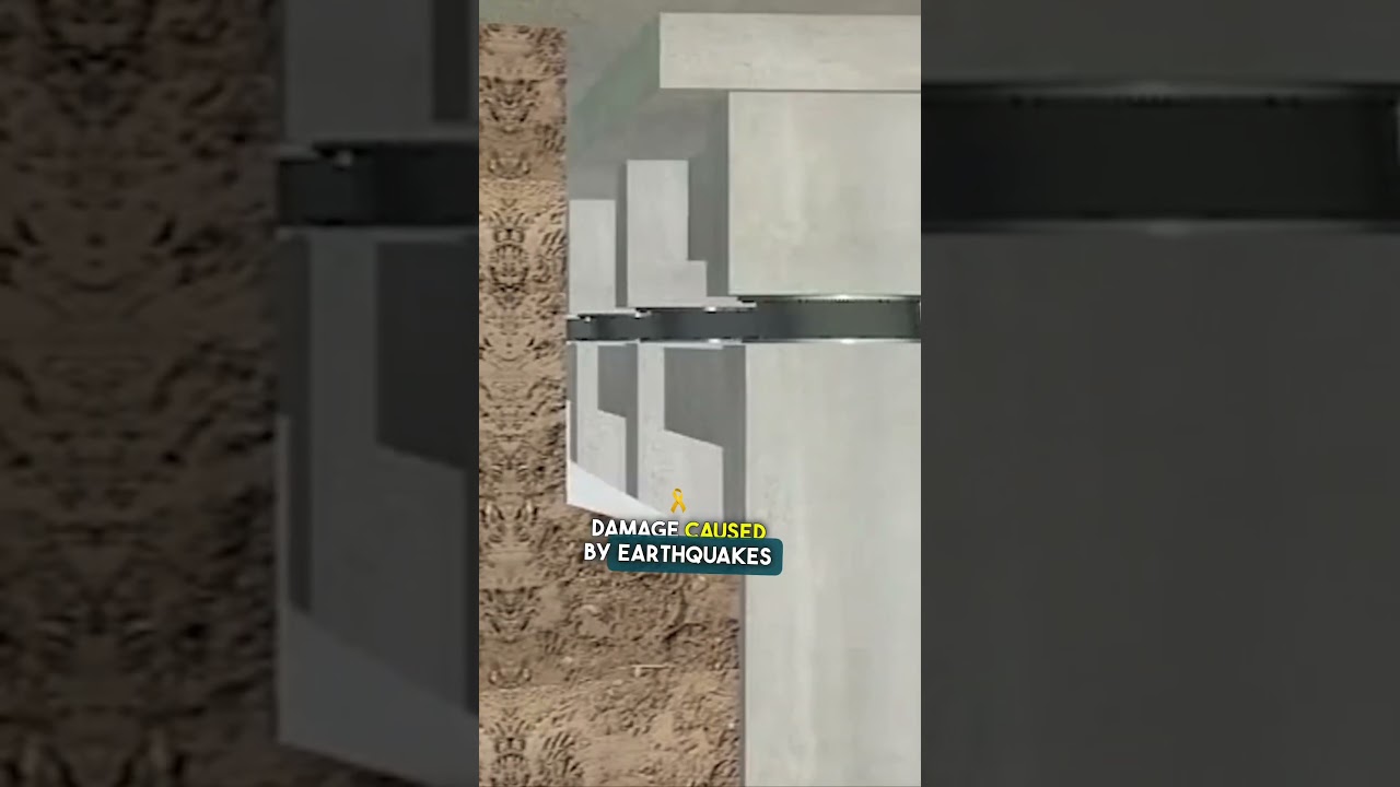 Earthquake Damping System🌎 #engineering #megaprojects #shorts #japan#skyscrapers