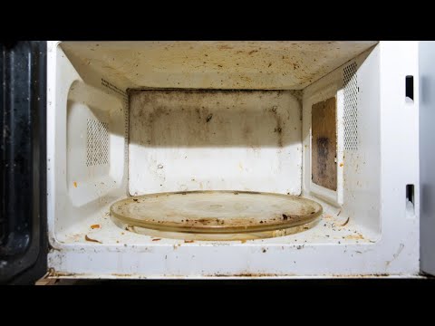 How to CLEAN MICROWAVE with Vinegar (SANITIZE & REMOVE ODOR)!!