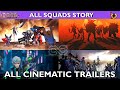 All Squads Full Story || Every Cinematic Trailers Mobile Legends