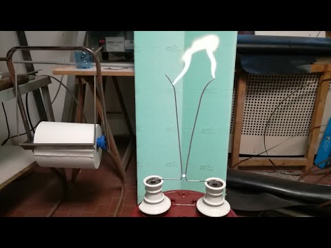 #295 HIGH VOLTAGE TRANSFORMER TEST (JACOB'S LADDER)