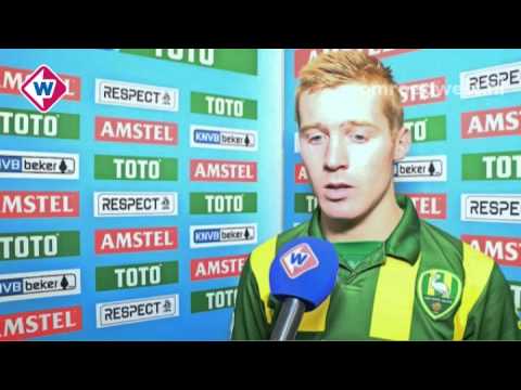 Reactie van ADO-speler Mike van Duinen na MVV - ADO Den Haag