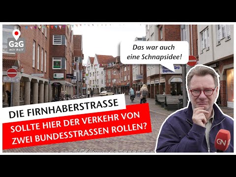 Sollte HIER der Verkehr von 2 Bundesstraßen rollen? Die Firnhaberstraße in Nordhorn | Grafschaft 2go