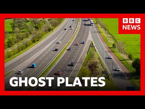 Thousands of illegal 'ghost plates' on cars revealed by new cameras | BBC News